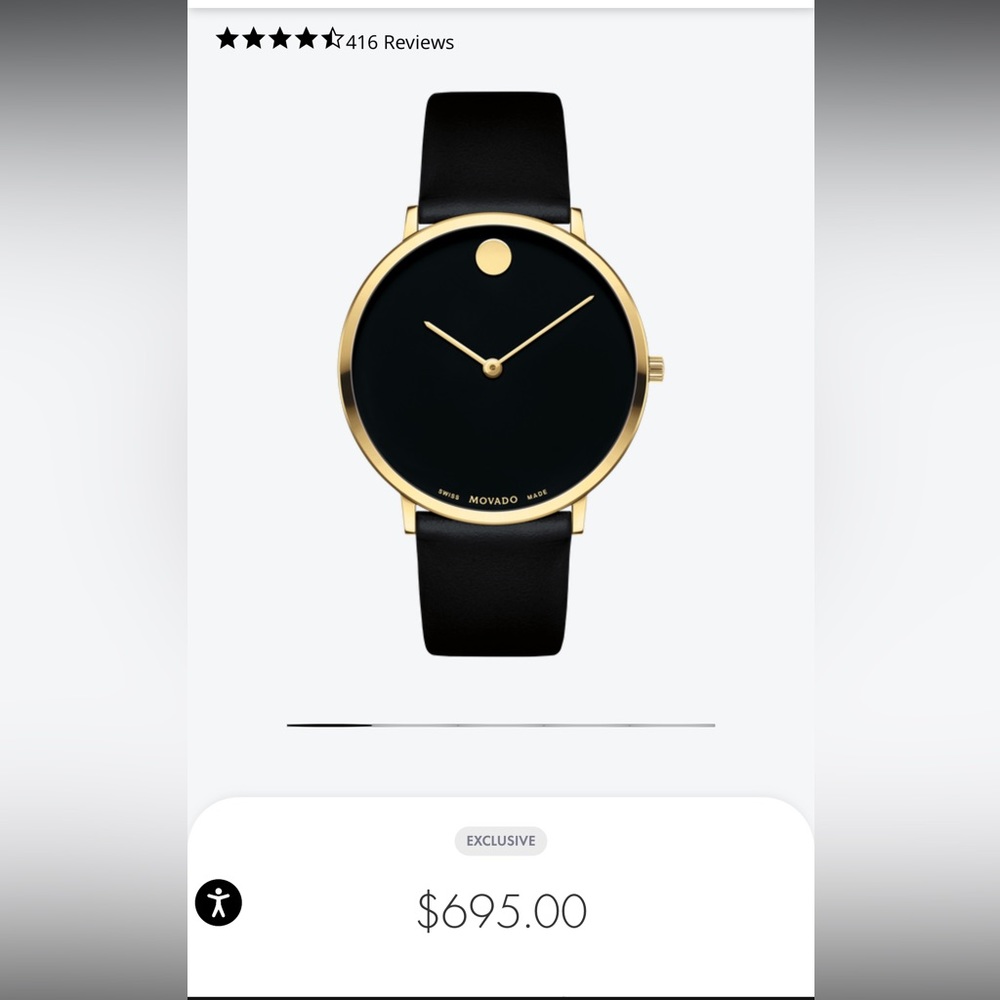 Brand new Movado Modern 47